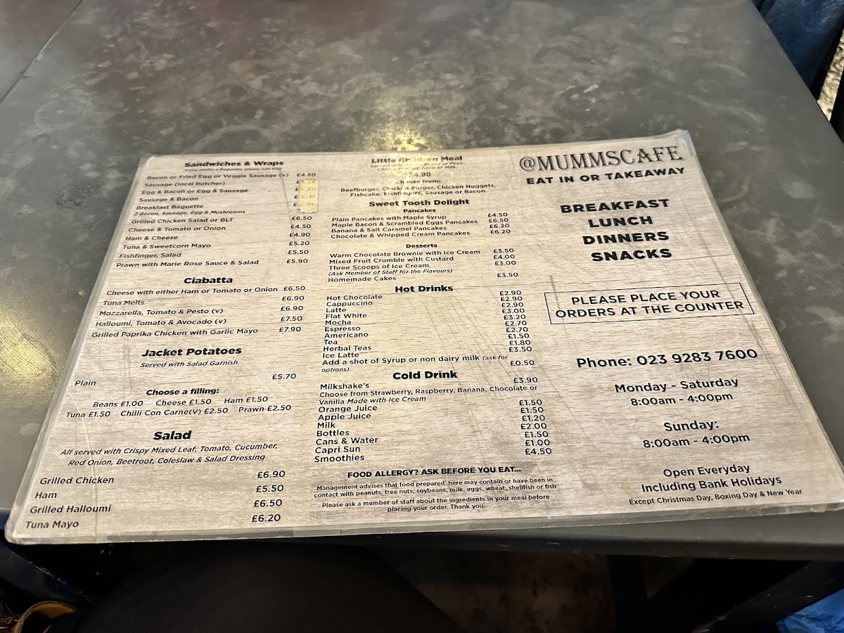 Menu Mumms Cafe-1