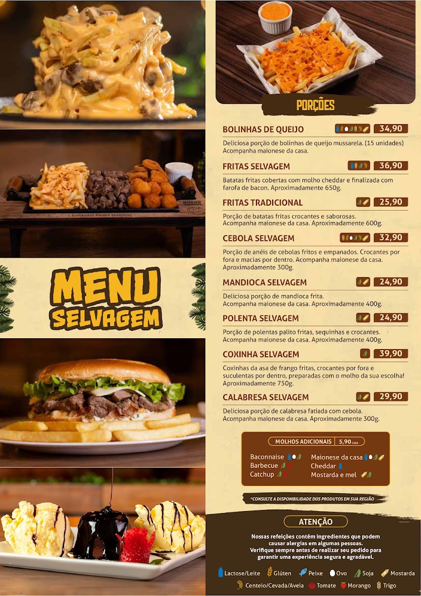 Menu Mundo Animal Lanchonete Temática-4