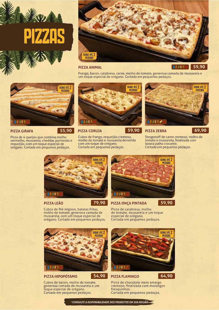 Menu Mundo Animal Lanchonete Temática-6