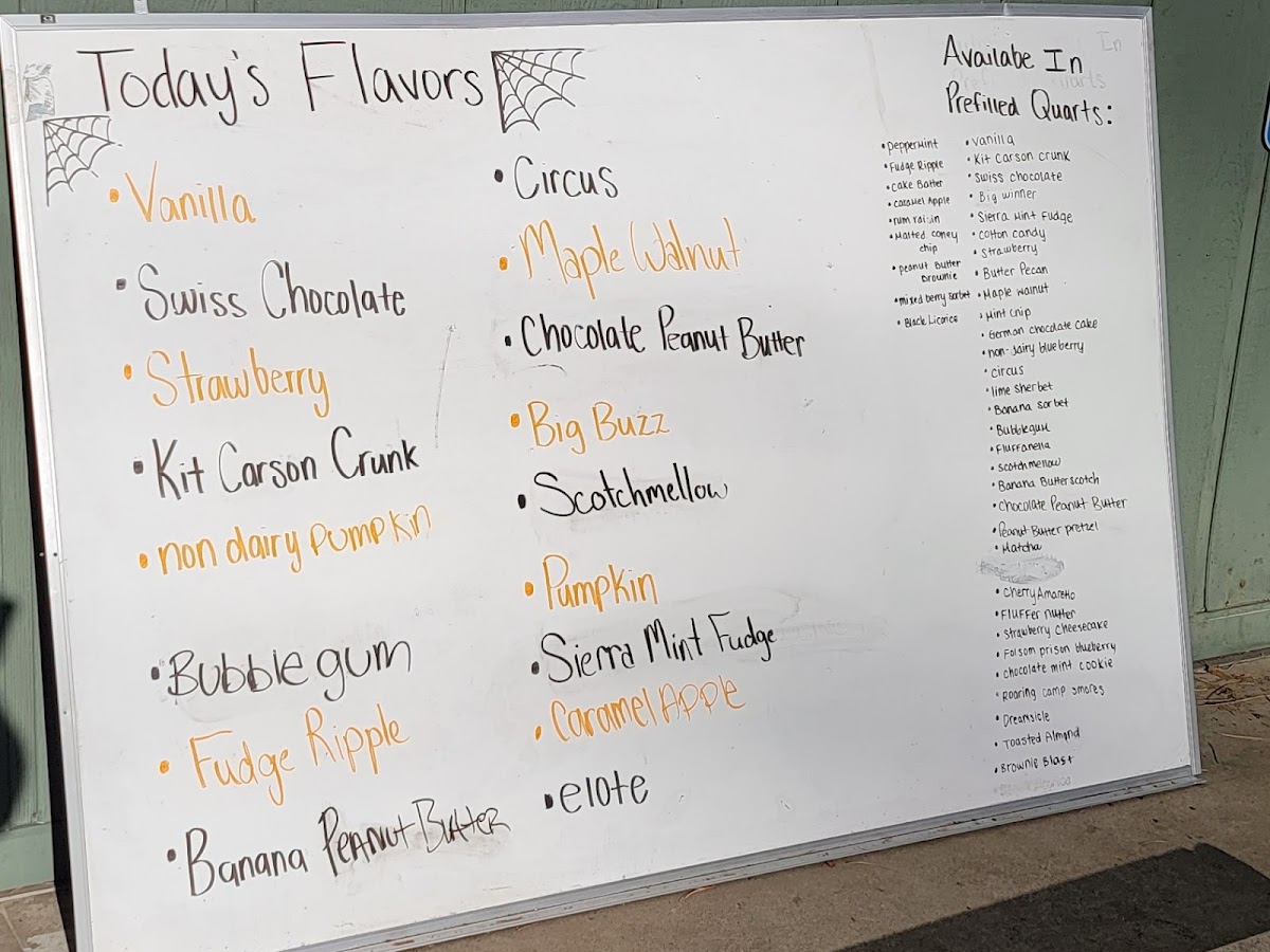 Menu Munnerlyn's Ice Creamery-1