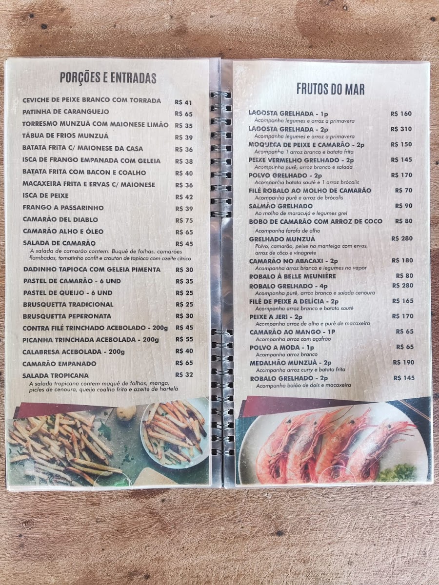 Menu Munzua Pier Club-9
