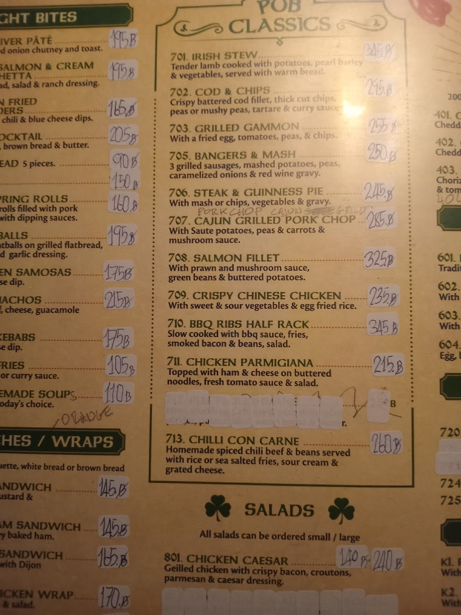 Menu Murphy's Irish Restaurant +Bar-3