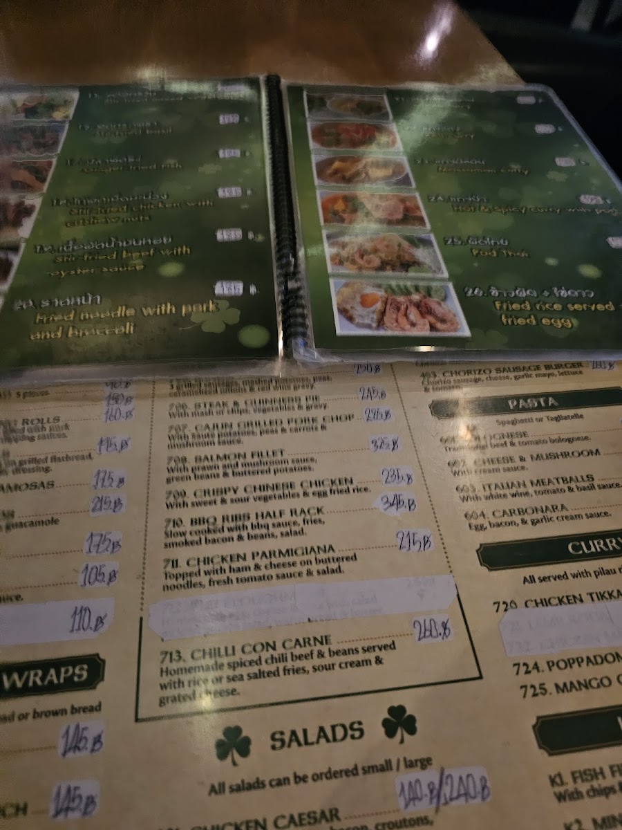 Menu Murphy's Irish Restaurant +Bar-5