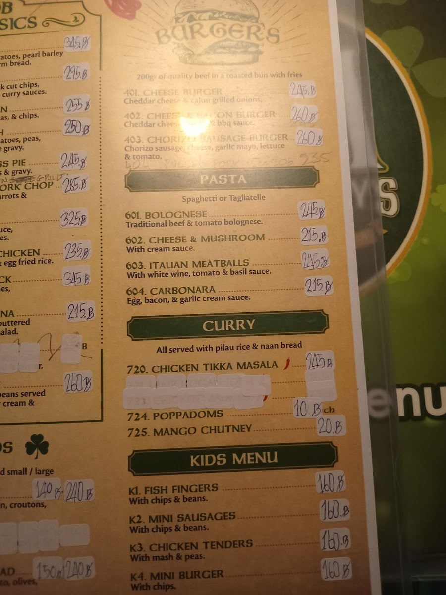 Menu Murphy's Irish Restaurant +Bar-6
