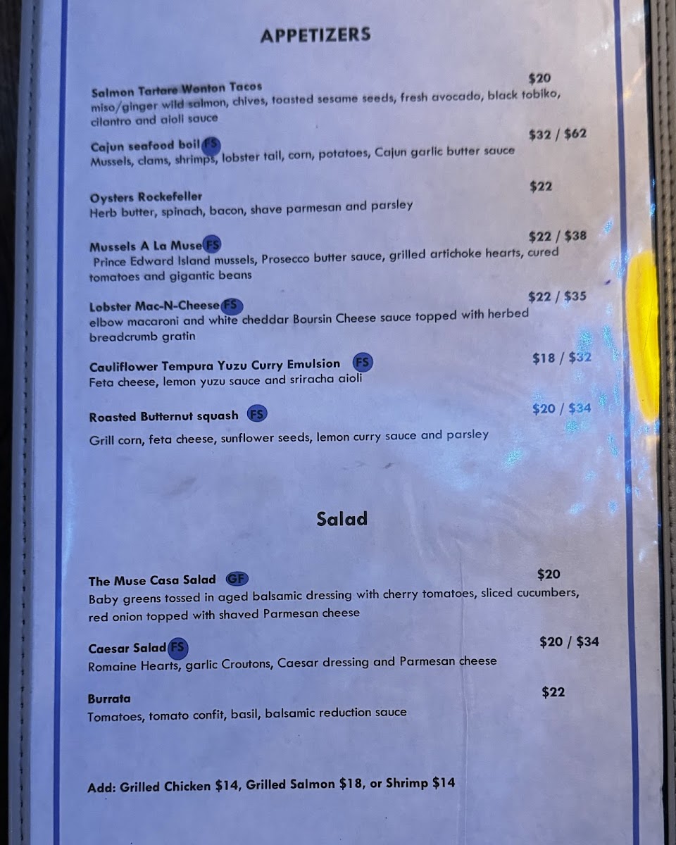 Menu Muse @ The End-5