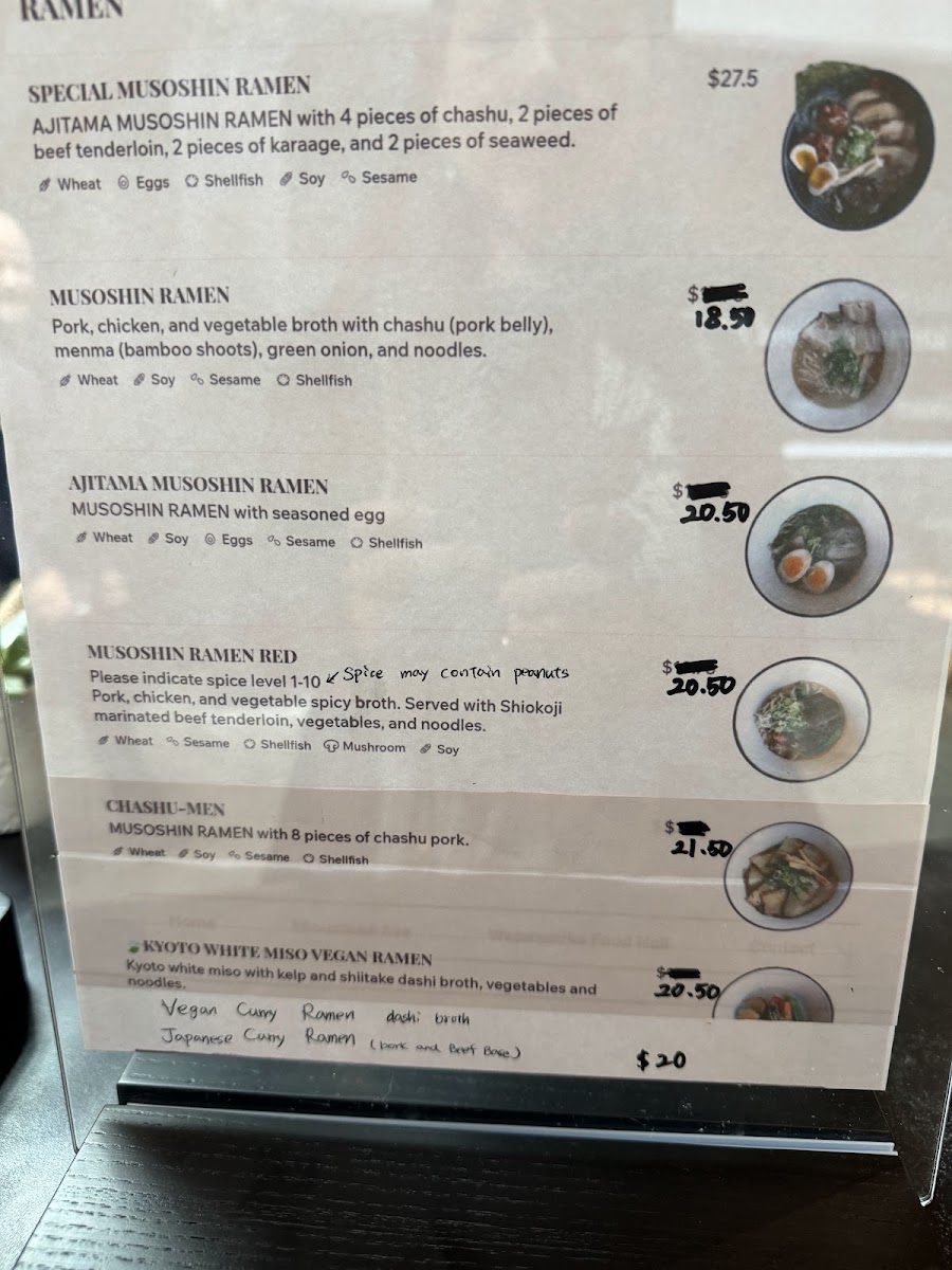 Menu Musoshin - Waterworks-2