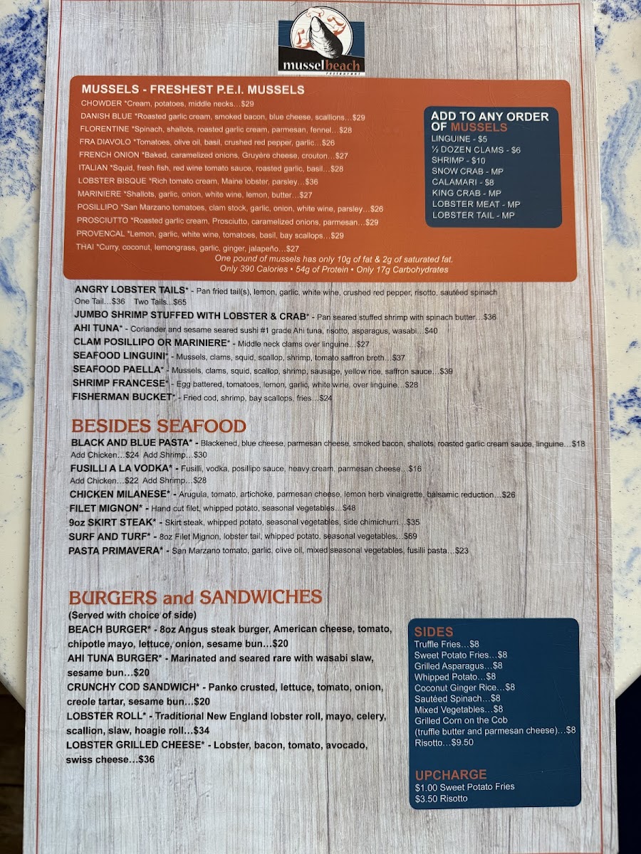 Menu Mussel Beach-3