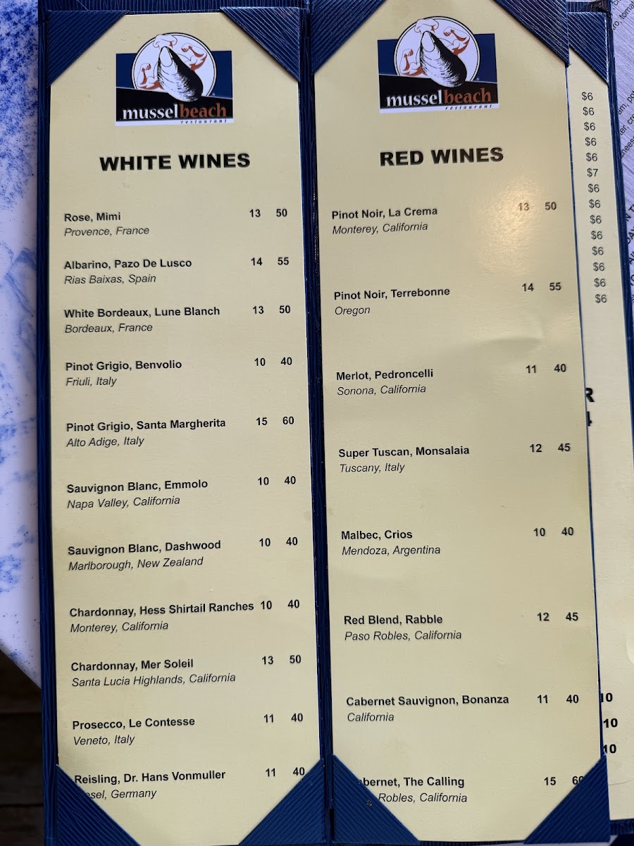 Menu Mussel Beach-9