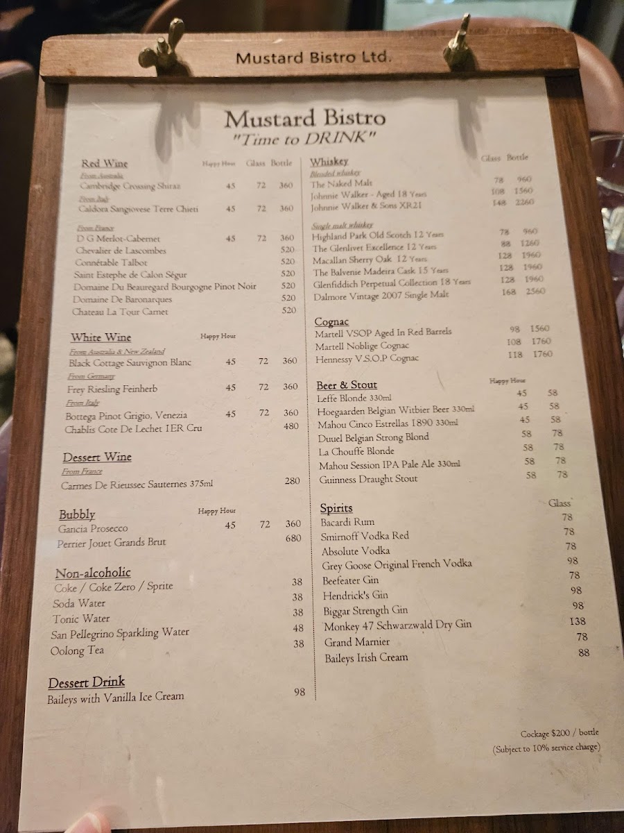 Menu Mustard Bistro-1