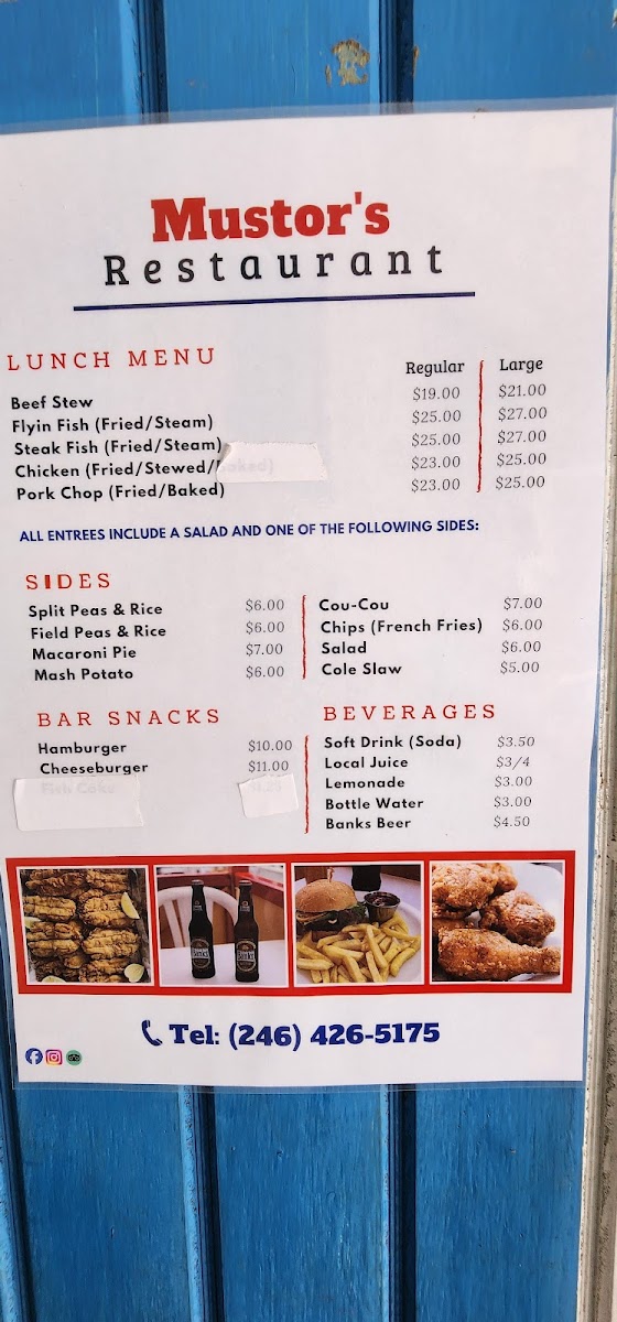 Menu Mustor's Restaurant-5
