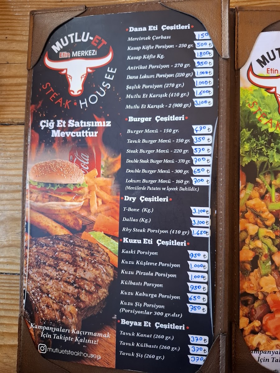 Menu Mutlu Et Steakhouse Derince-2
