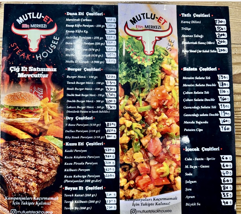 Menu Mutlu Et Steakhouse Derince-4