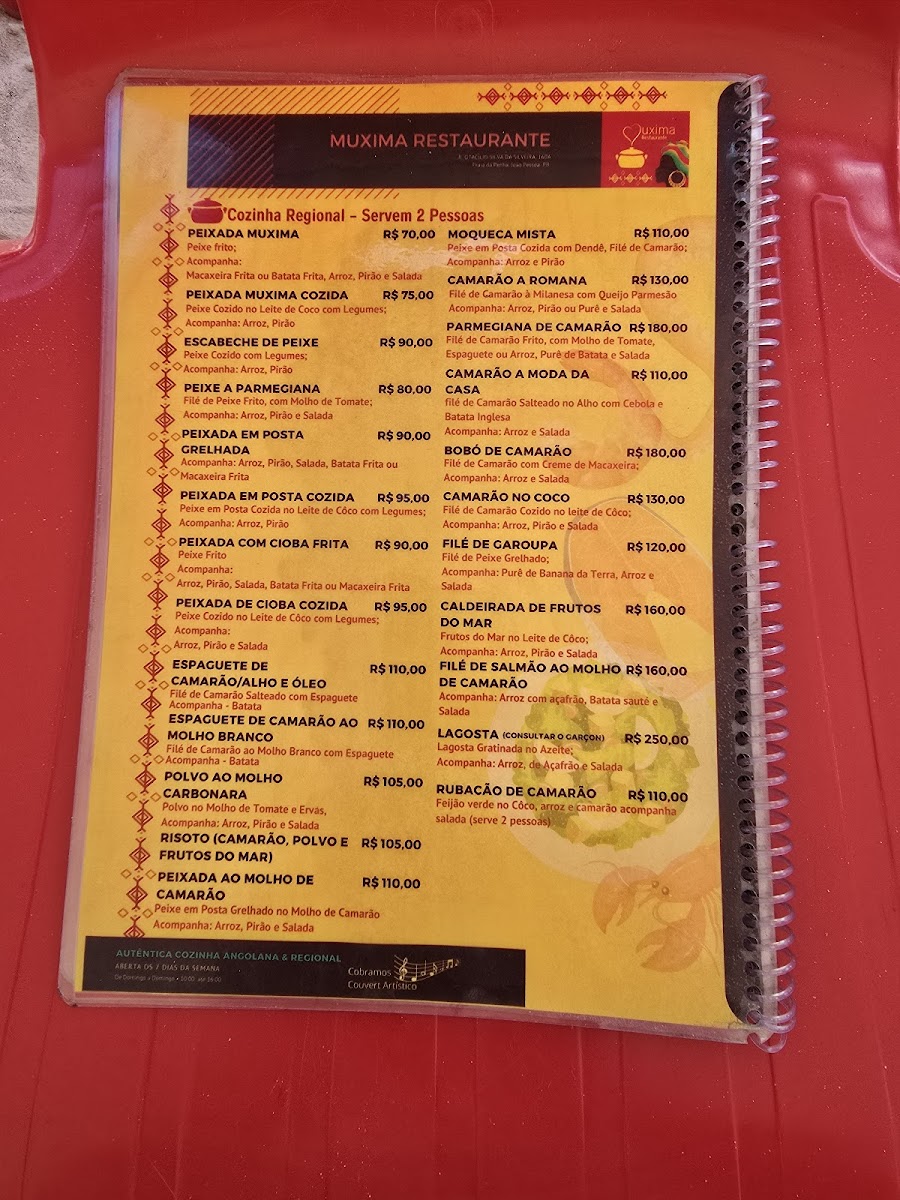 Menu Muxima Cozinha Angolana E Regional-10
