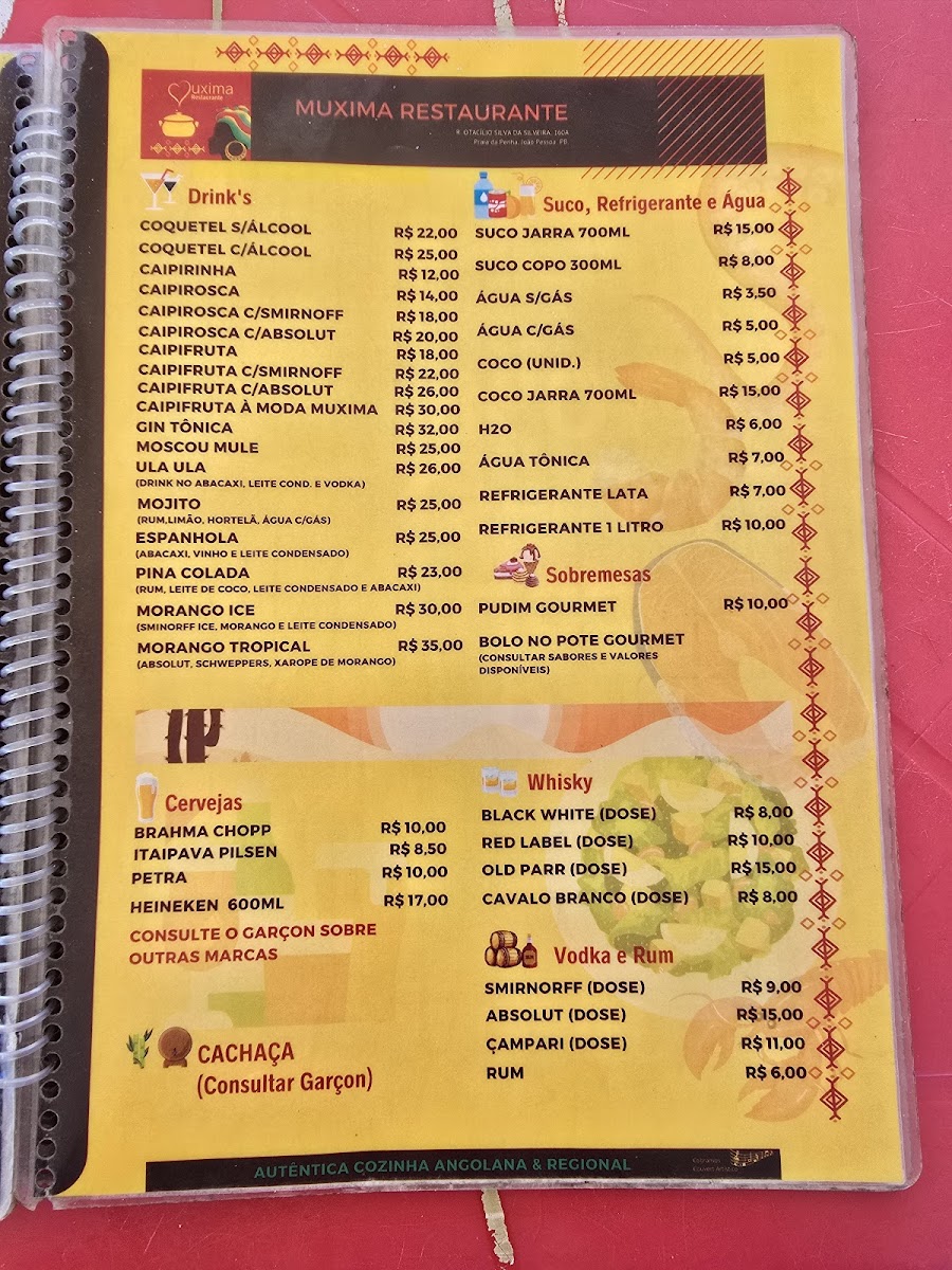 Menu Muxima Cozinha Angolana E Regional-2