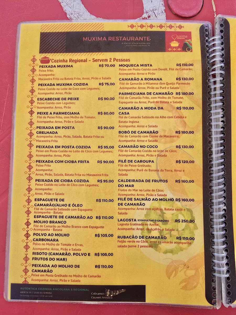 Menu Muxima Cozinha Angolana E Regional-3