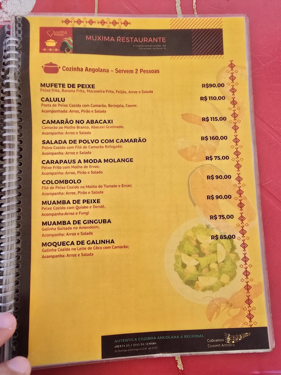 Menu Muxima Cozinha Angolana E Regional-5
