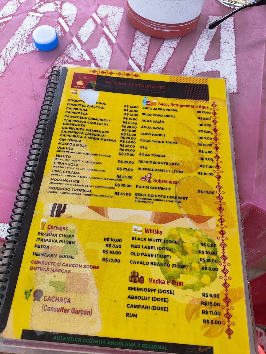 Menu Muxima Cozinha Angolana E Regional-6