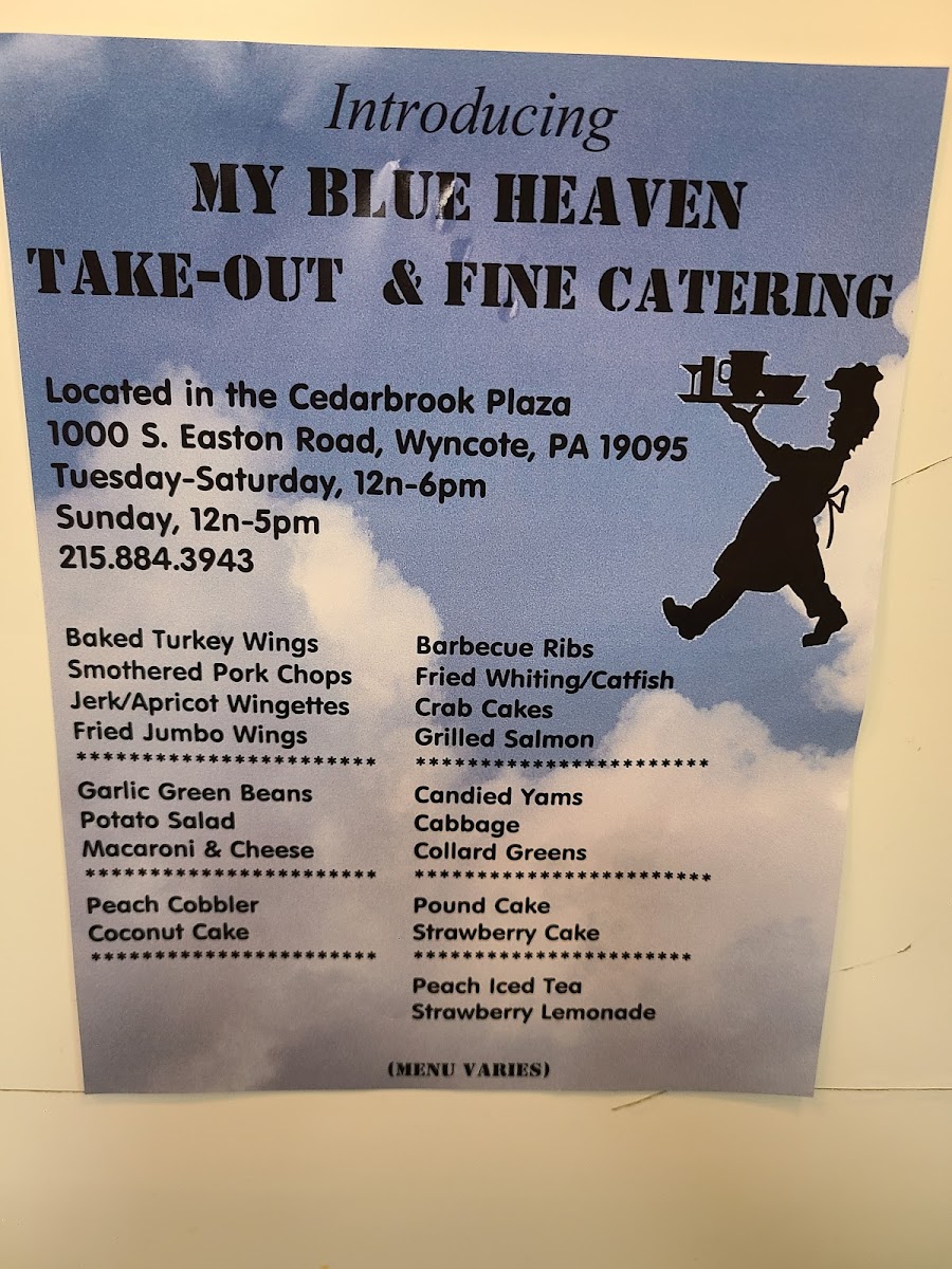 Menu My Blue Heaven-1