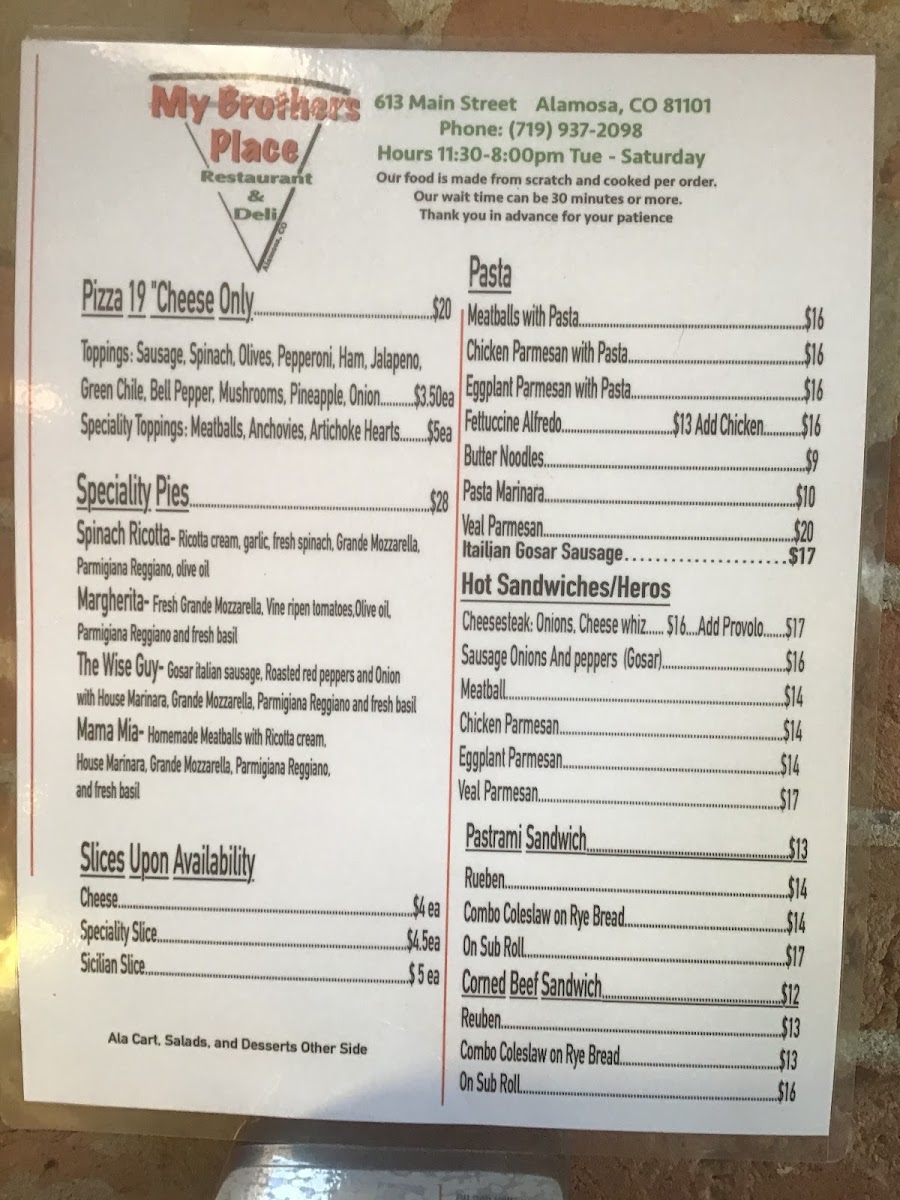 Menu My Brothers Place-4