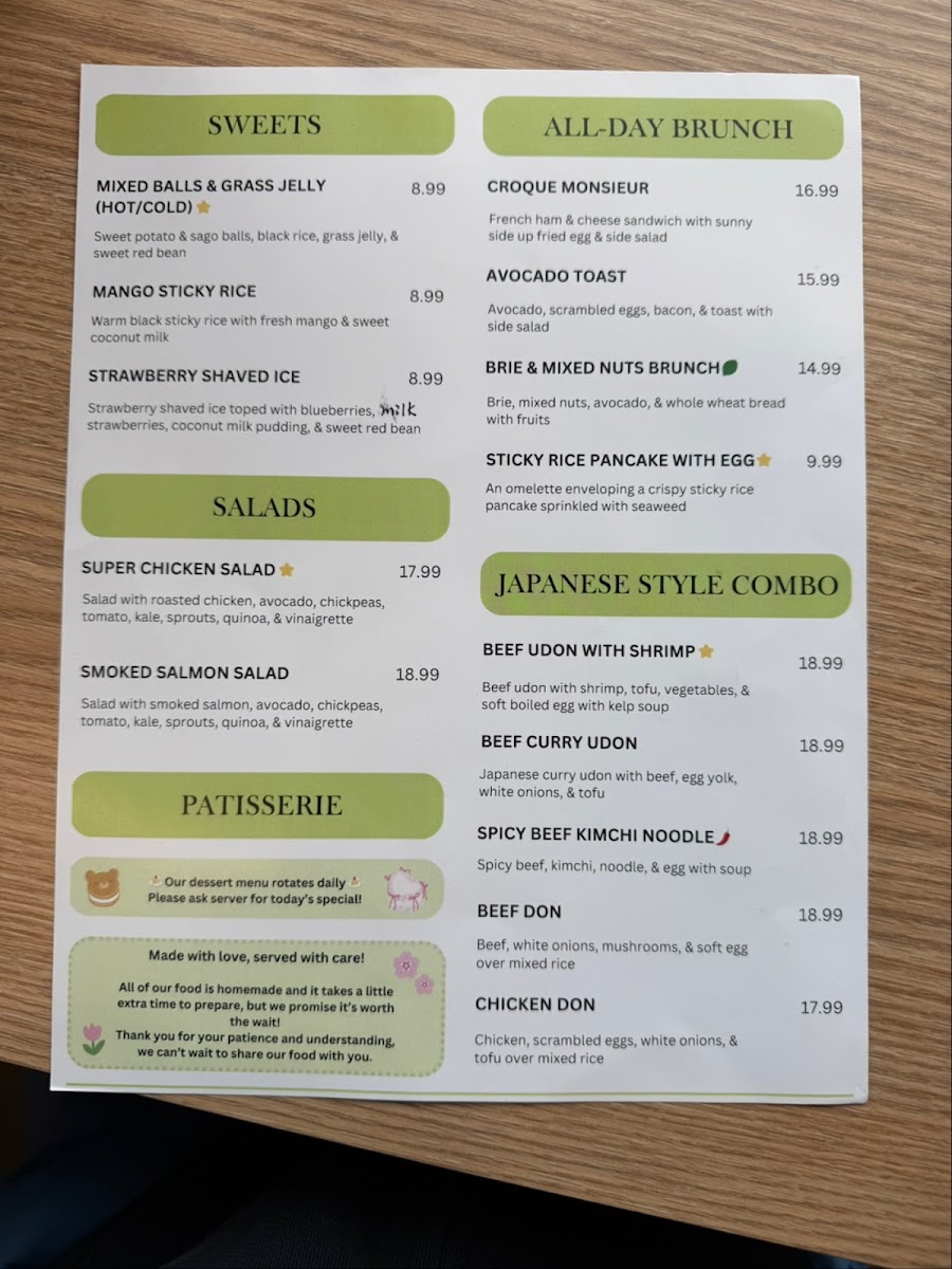 Menu My Cha & Plate-9
