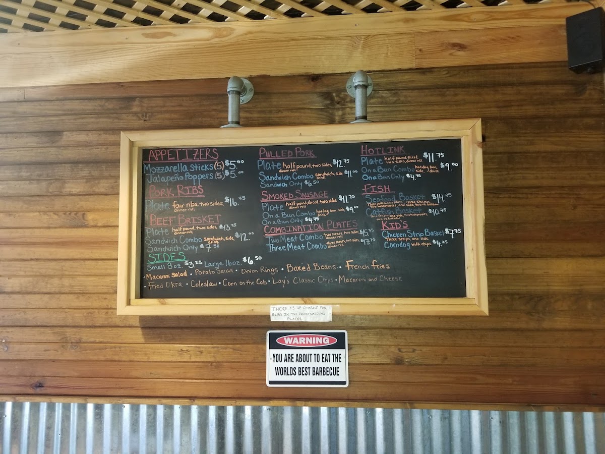 Menu My Daddy's Bar-B-Que-7