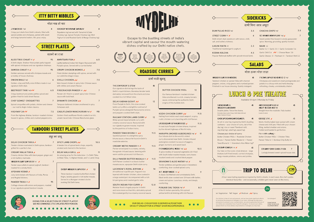 Menu My Delhi Leicester-1
