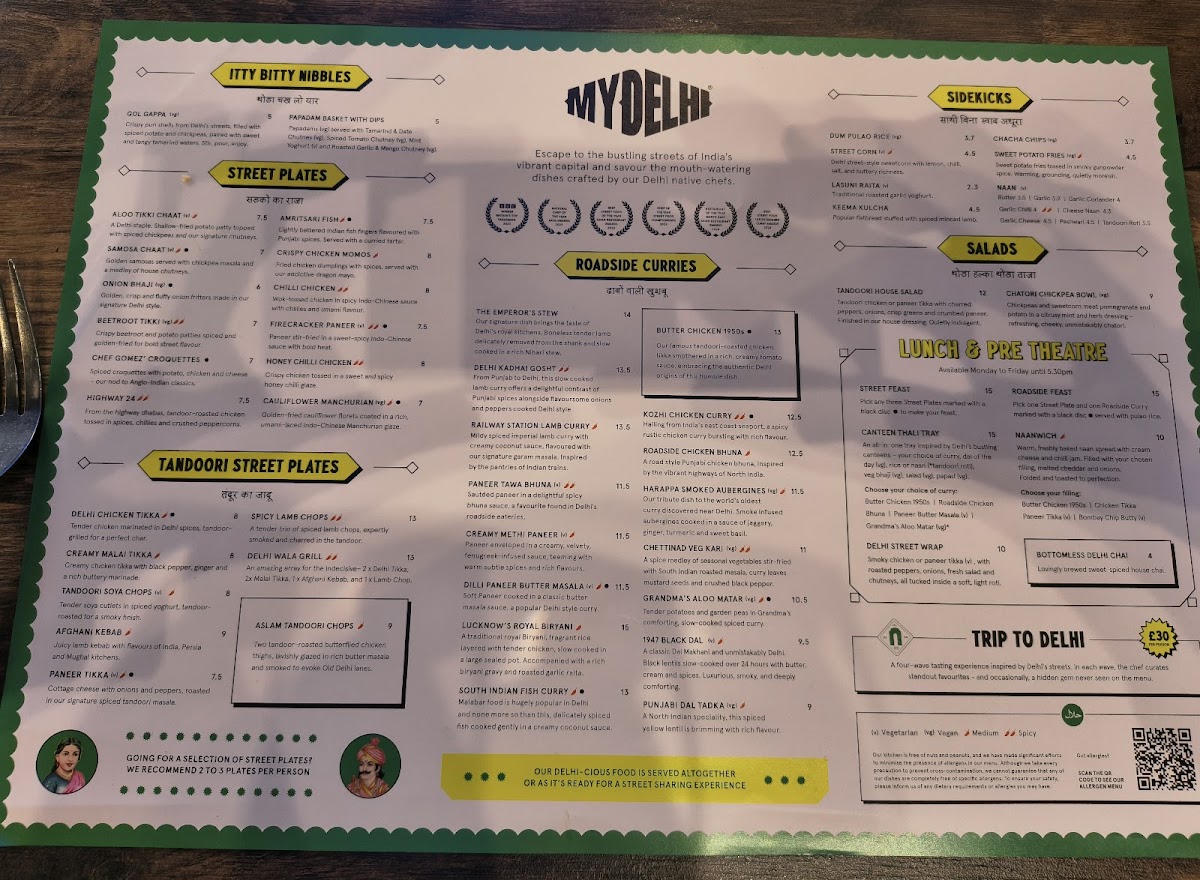 Menu My Delhi Leicester-3