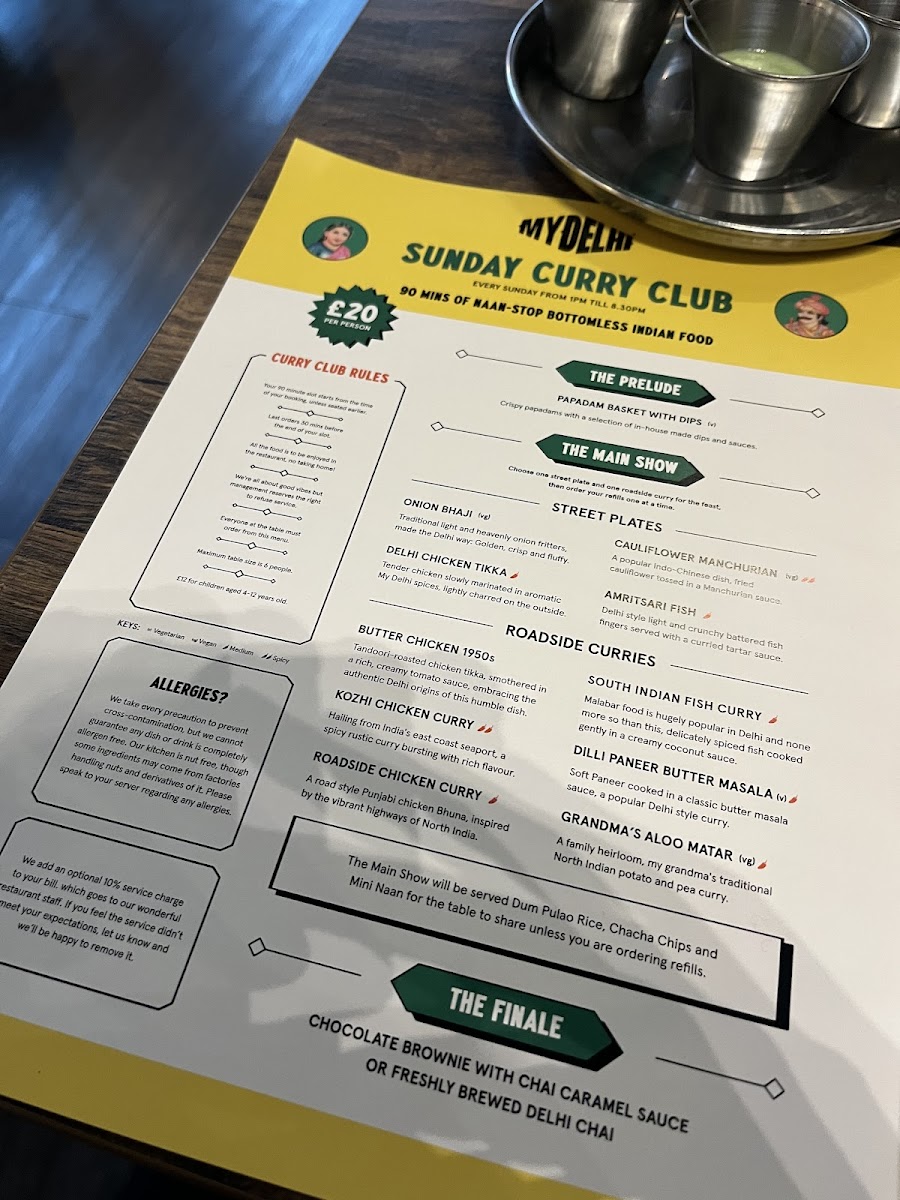 Menu My Delhi Leicester-5