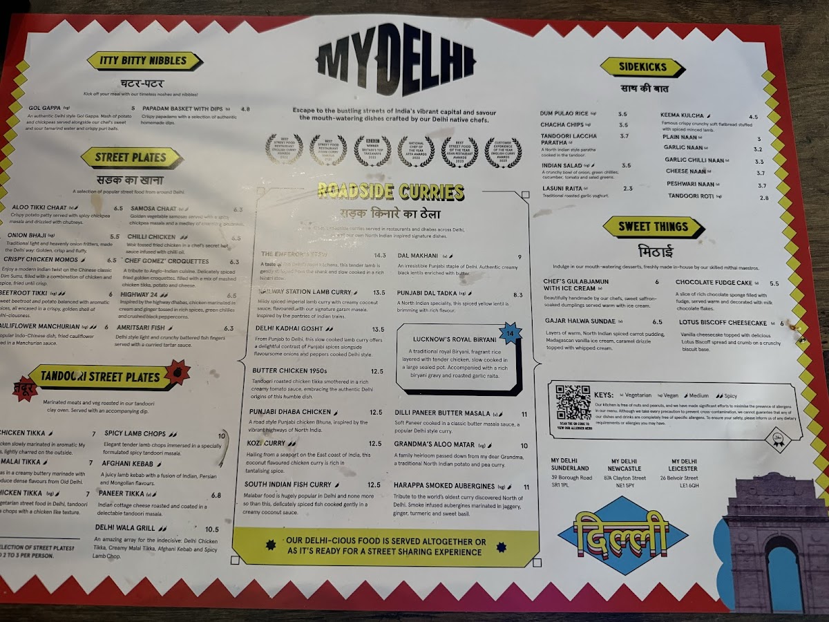 Menu My Delhi Leicester-6