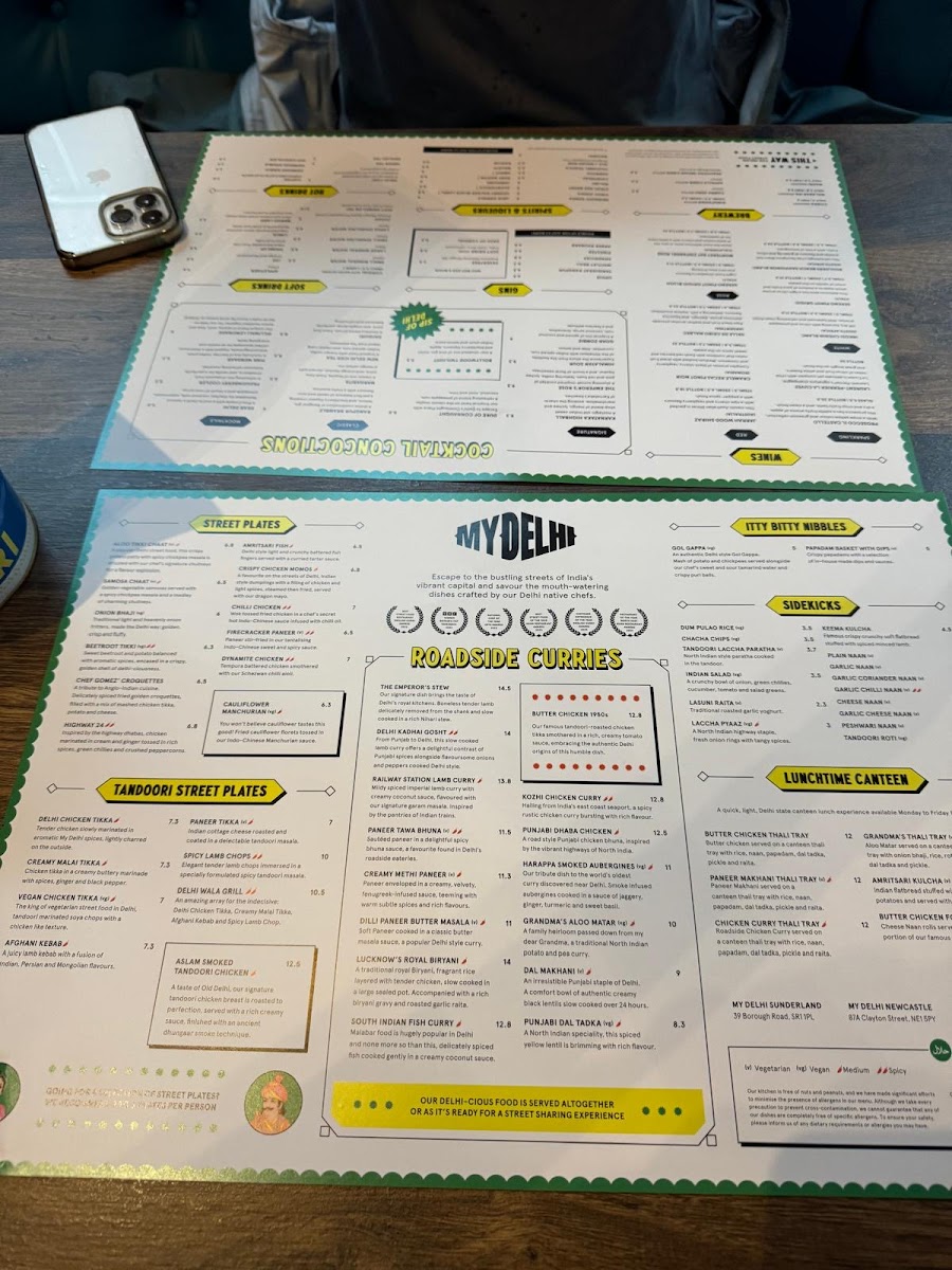 Menu My Delhi Leicester-7