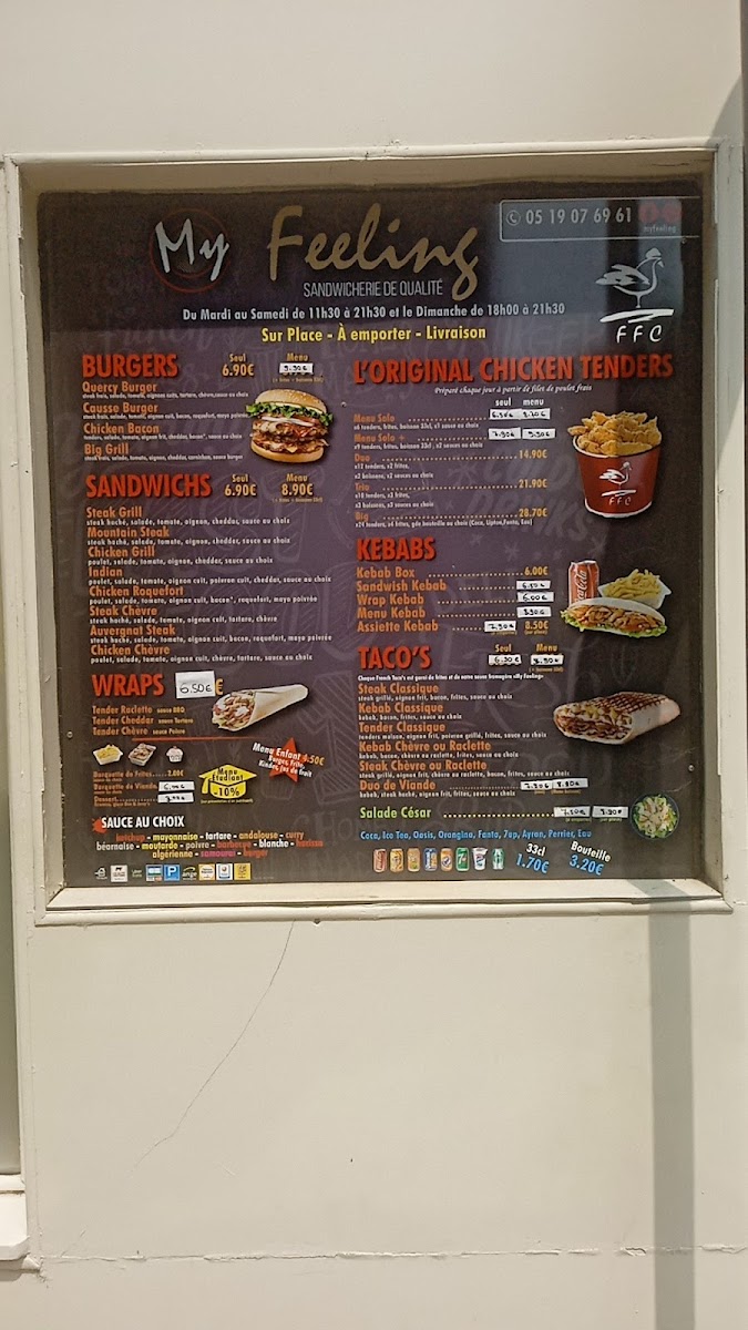 Menu My Feeling-2