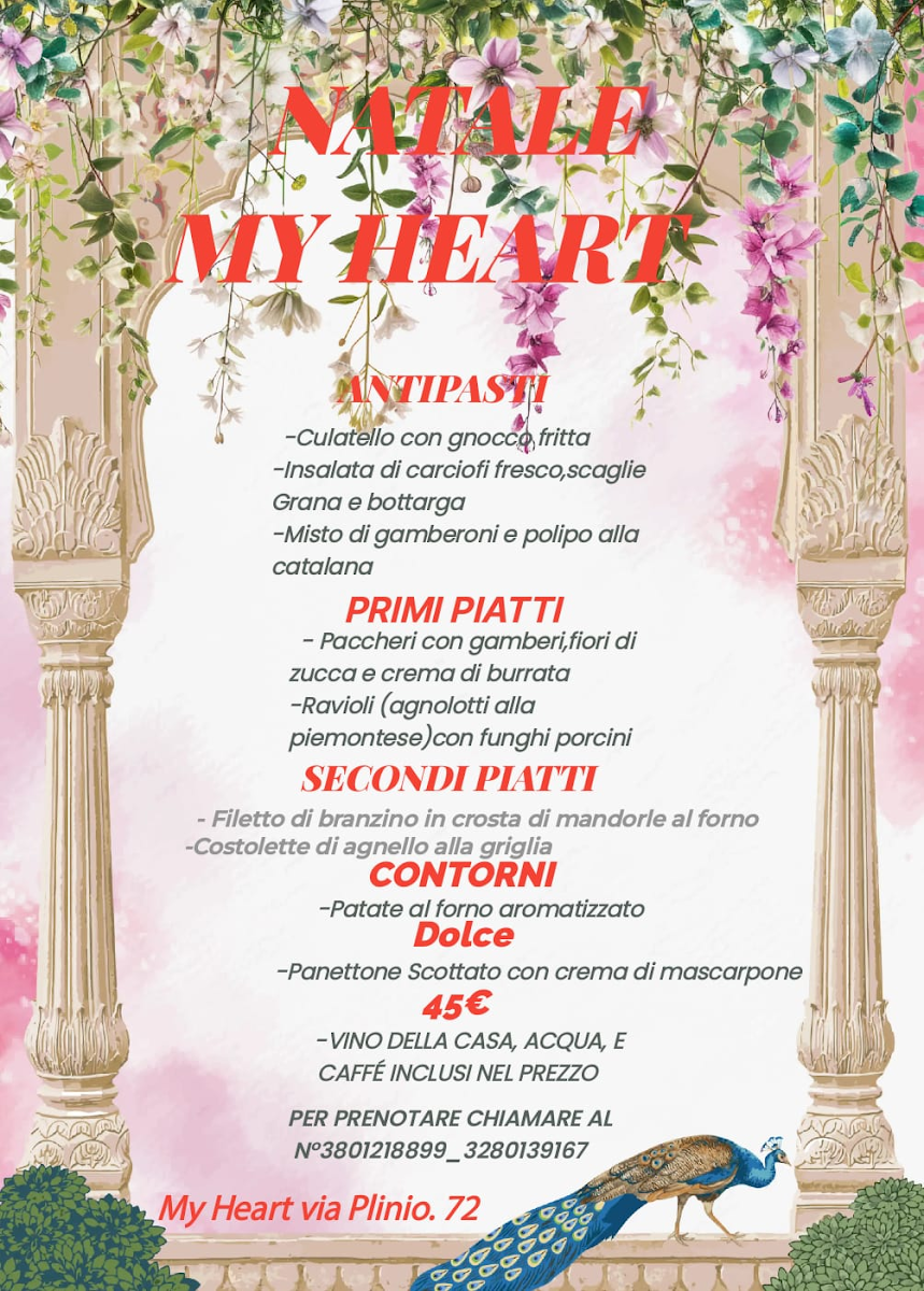 Menu My Heart - Pizze, Hamburger E Piadine Gluten-Free E Lactose-Free-1
