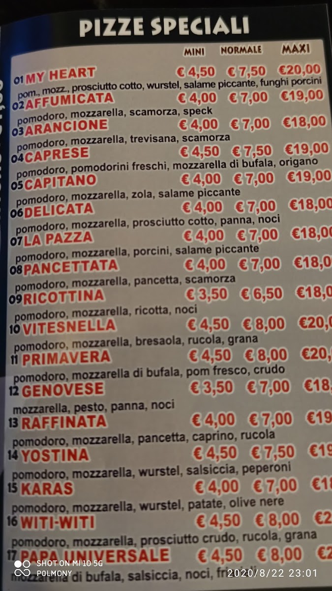 Menu My Heart - Pizze, Hamburger E Piadine Gluten-Free E Lactose-Free-3