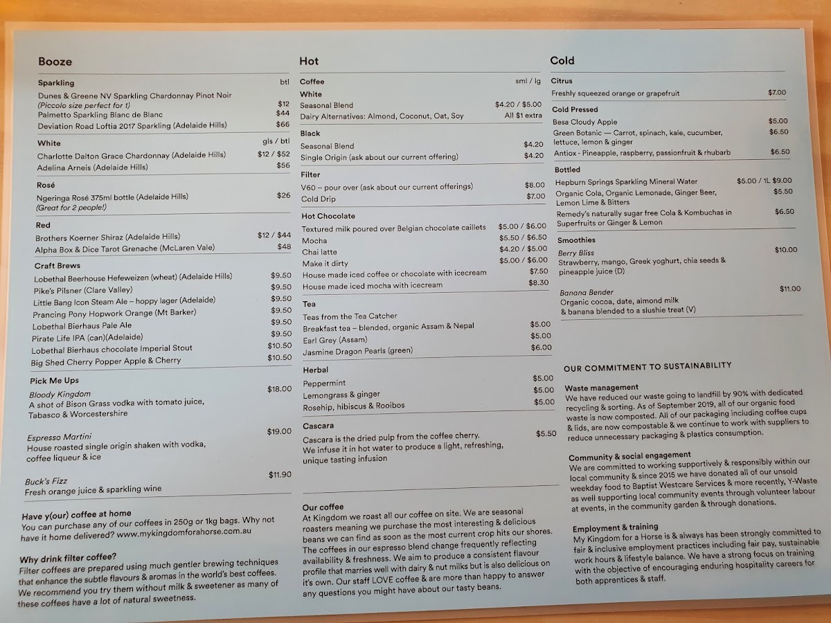 Menu My Kingdom For A Horse-6