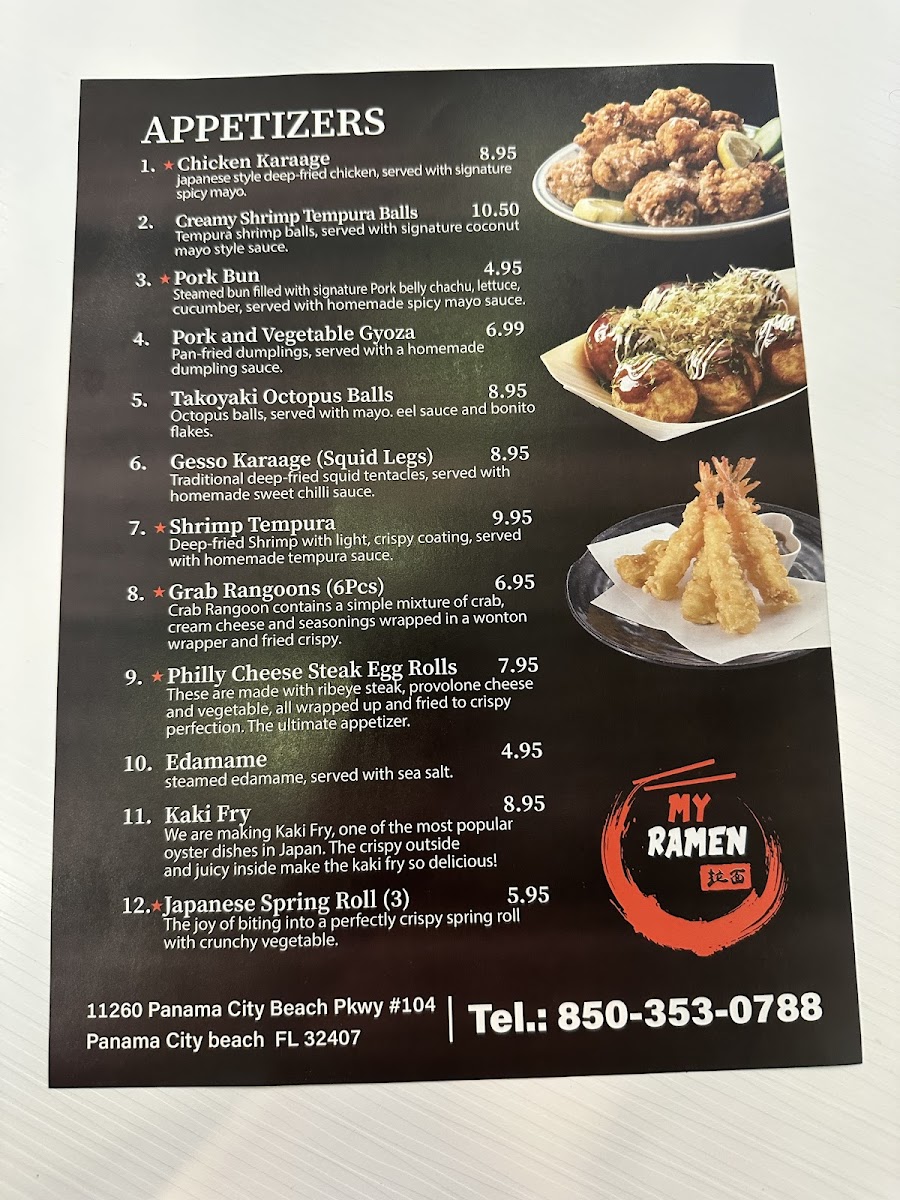 Menu My Ramen-9