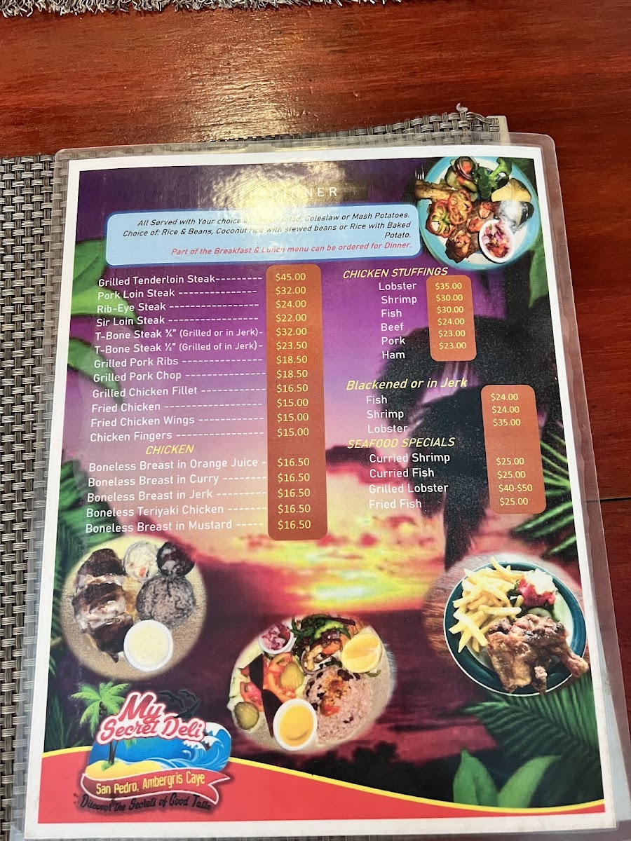 Menu My Secret Deli-1