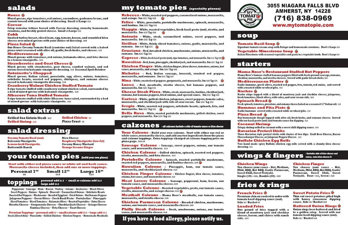 Menu My Tomato Pie-8
