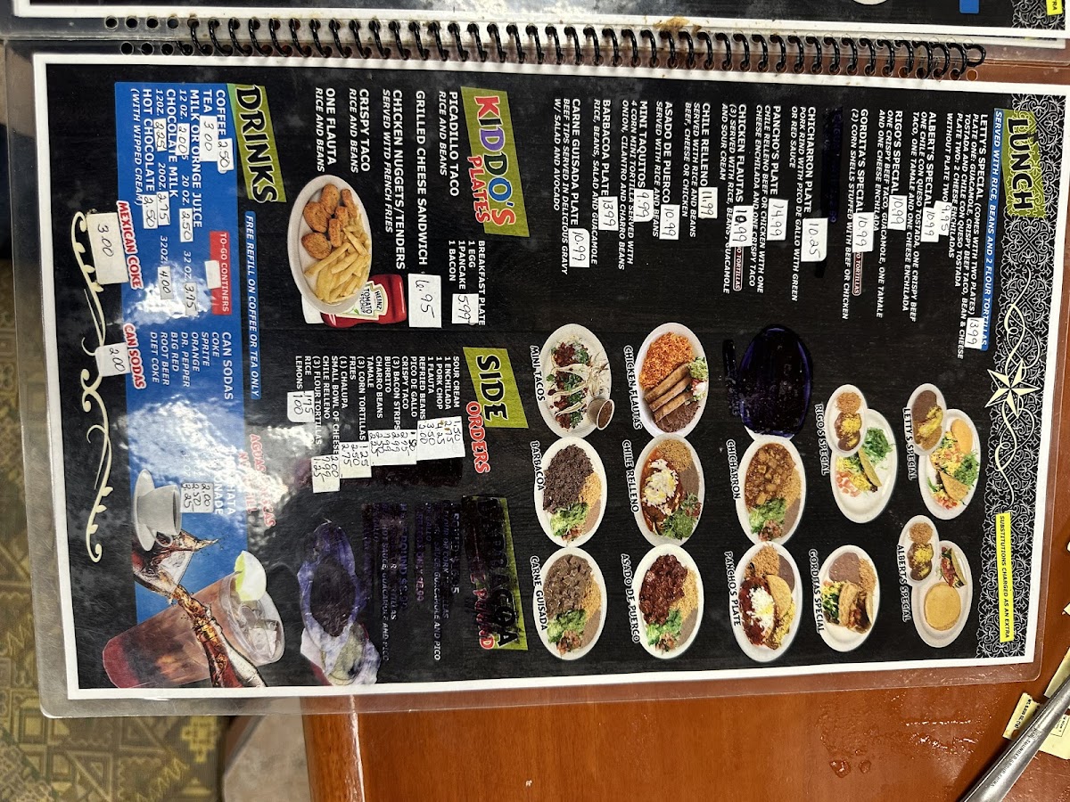Menu Mya's Tex-Mex Cafe-5