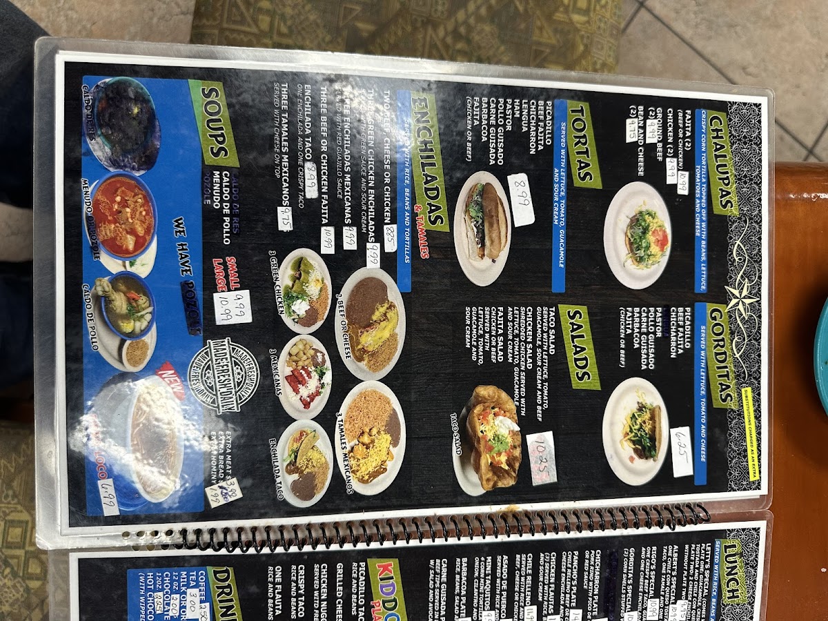 Menu Mya's Tex-Mex Cafe-6
