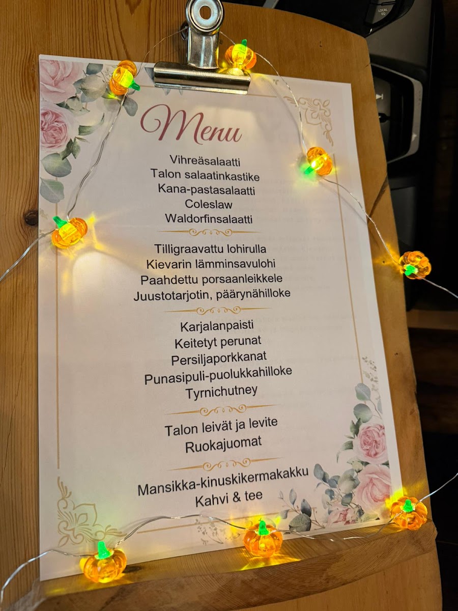Menu Myllykosken Kievari Oy-2