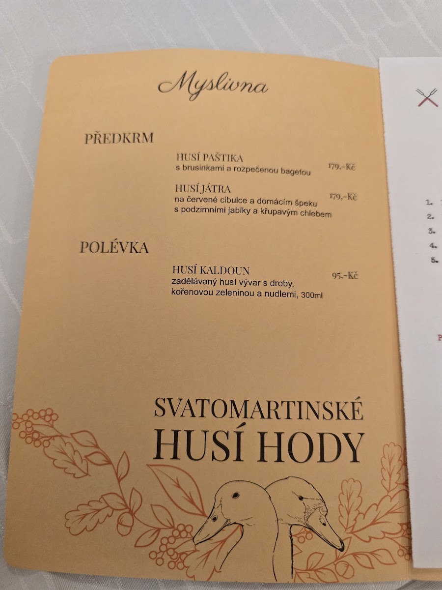 Menu Myslivna-2