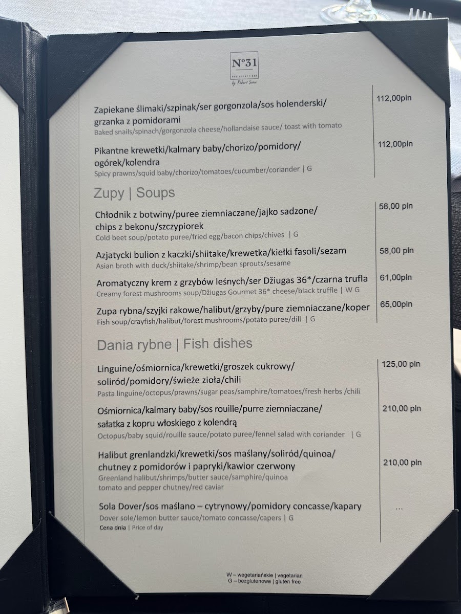 Menu N31 Restaurant & Bar-1
