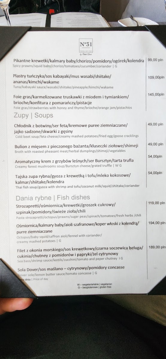 Menu N31 Restaurant & Bar-10