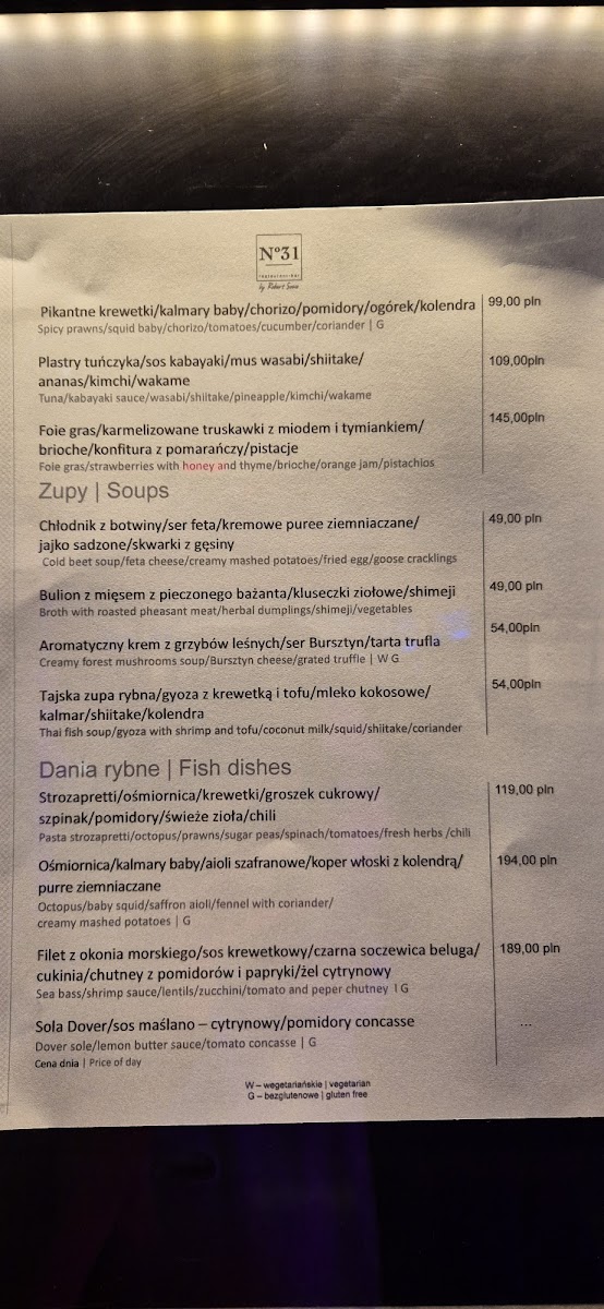 Menu N31 Restaurant & Bar-6