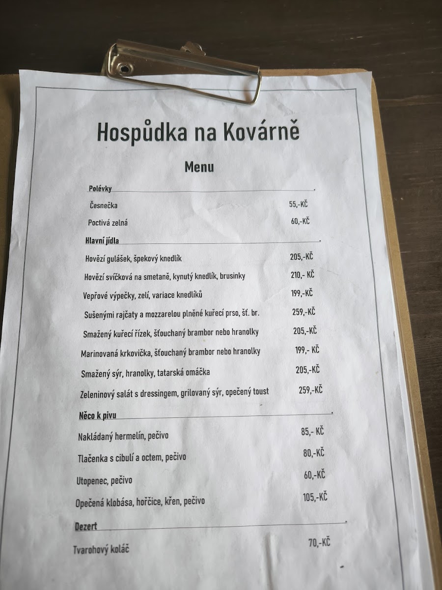 Menu Na Kovárně-5