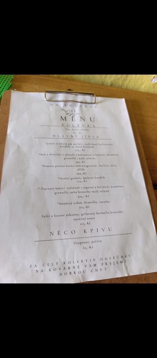 Menu Na Kovárně-7