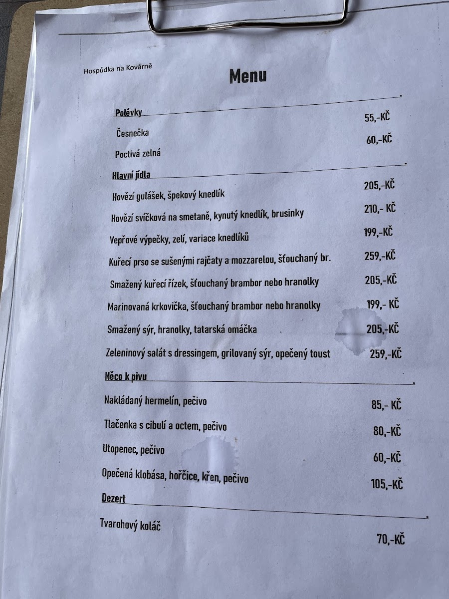 Menu Na Kovárně-8