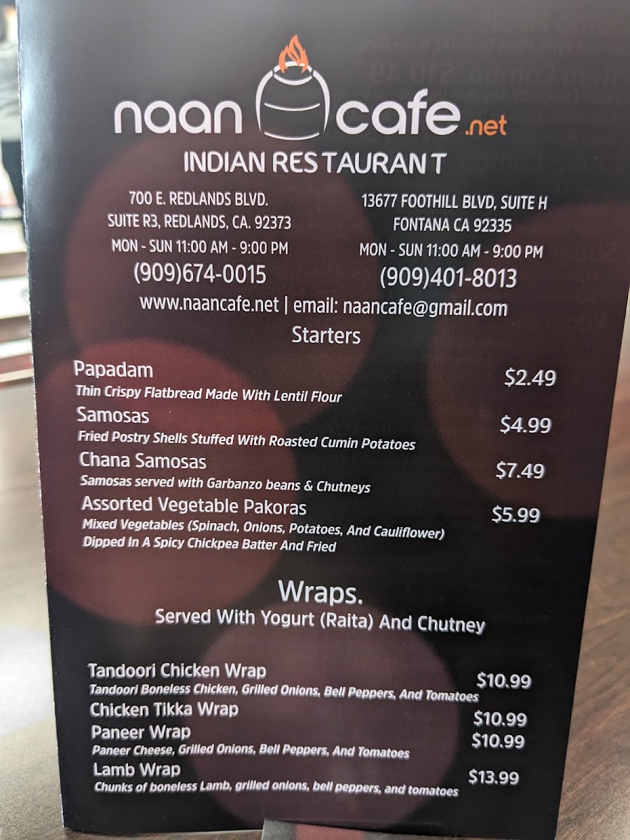 Menu Naan Cafe Fontana-7