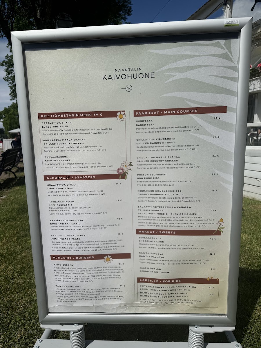 Menu Naantalin Kaivohuone-1