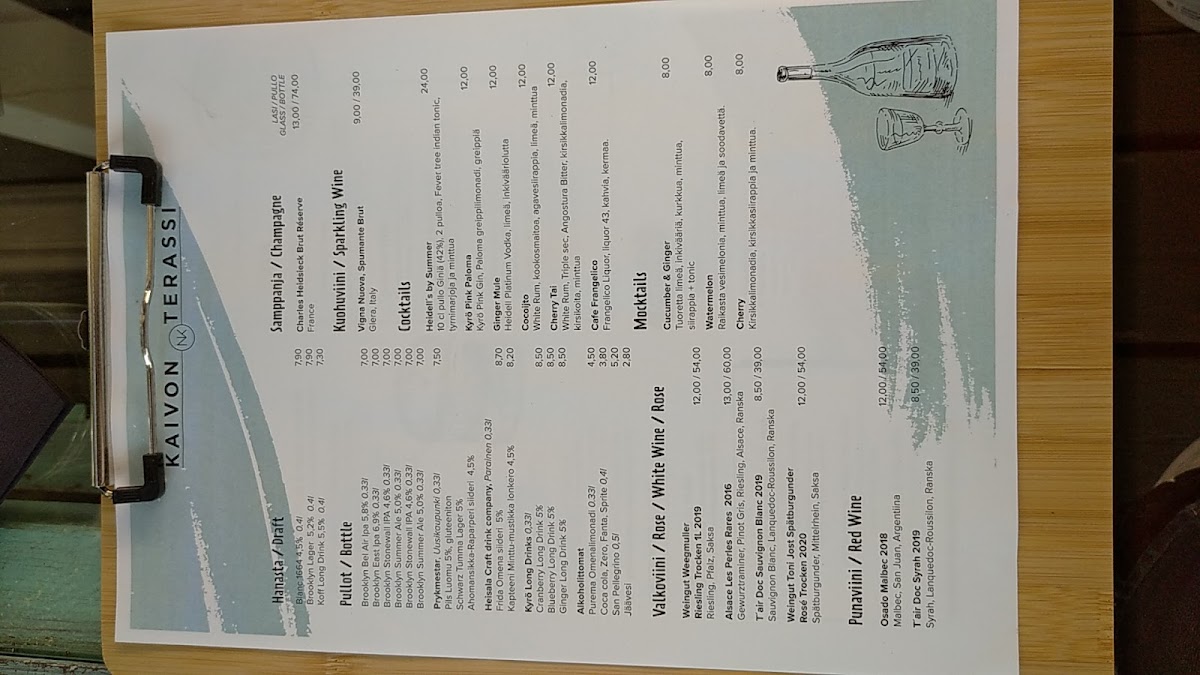 Menu Naantalin Kaivohuone-3